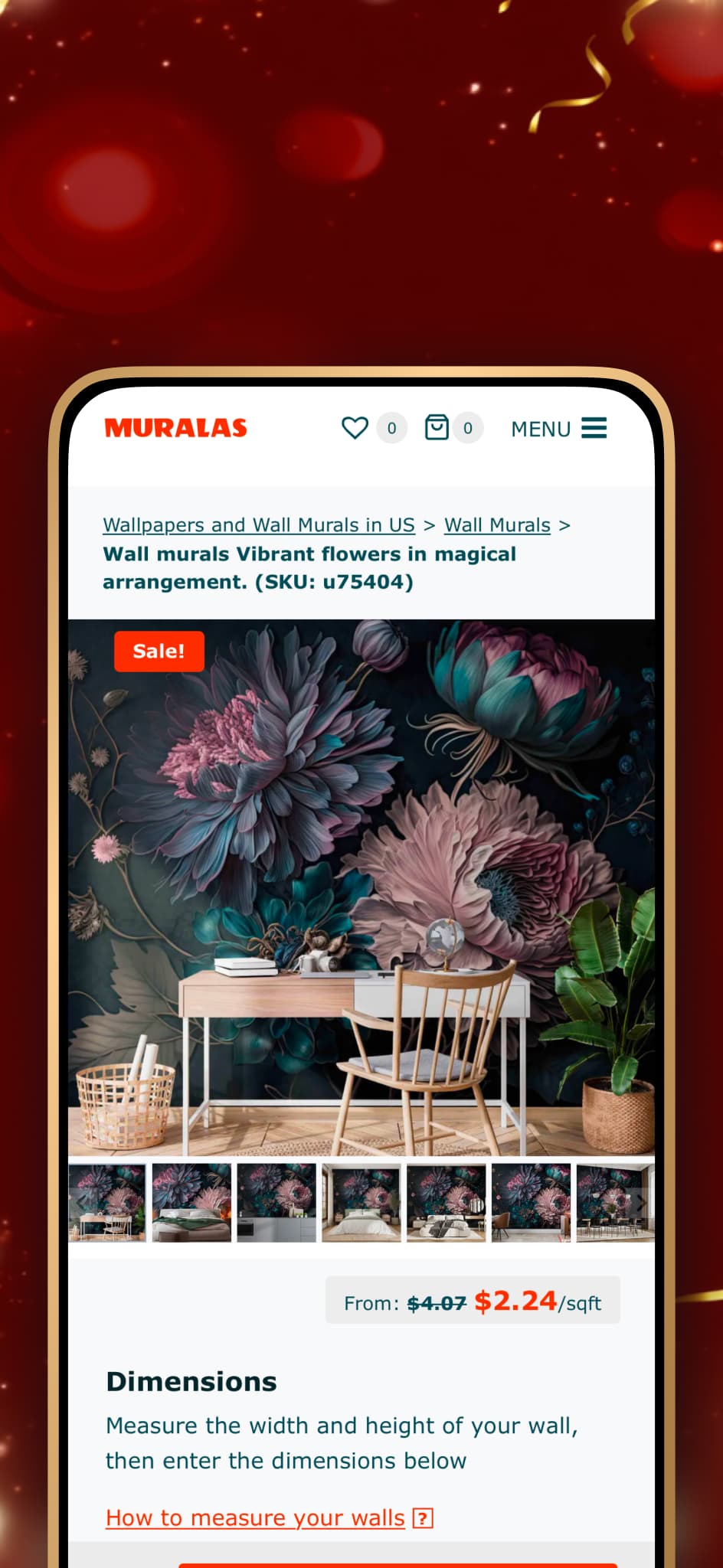Installiere die Muralas.de-App