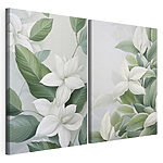 Modularer Leinwanddruck Die sanfte Eleganz botanischer Designs