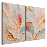 Modularer Leinwanddruck Blumen-Collage