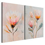 Modularer Leinwanddruck Blumenbild auf Leinwand
