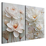 Modularer Leinwanddruck Blumen-Collage