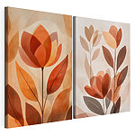 Modularer Leinwanddruck Screenshot einer Blume