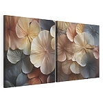Modularer Leinwanddruck Blumen-Collage