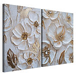 Modularer Leinwanddruck Blumen-Collage