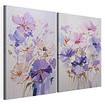 Modularer Leinwanddruck Blumenbild auf Leinwand