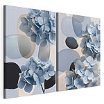 Modularer Leinwanddruck Blumen-Collage